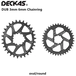 DECKAS DUB Crankset Bicycle Bike Crown Aluminum Alloy 3mm 6mm Offset Round Oval Chainring For Sram SX NX GX X01 XX1 MTB Crankset