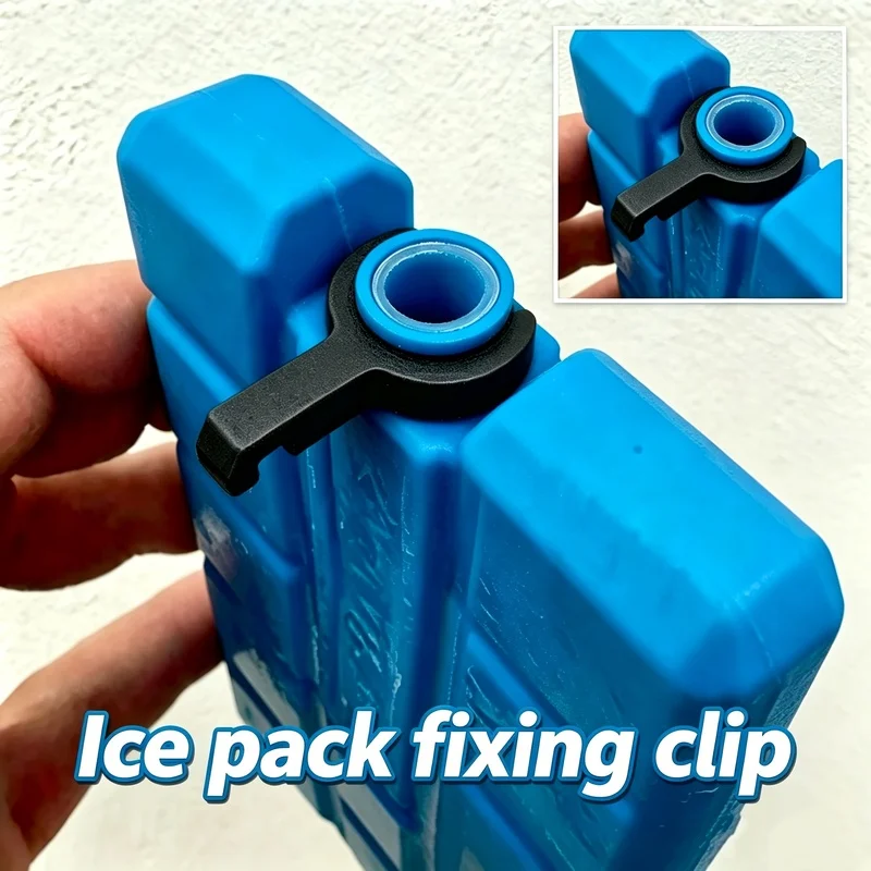 4One Pack Coolclip Ice Pack Holder，Fan-Mounted Ice Pack Holder，Used for Air Cooling，Summer Fan Accessories view 4