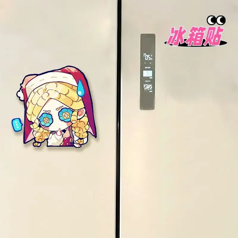 아이덴티티 V 애니메이션 에밀리 다이어 나이브 수베다 자석 냉장고 자석 귀여운 만화 냉장고 장식 팬 선물 자석 스티커