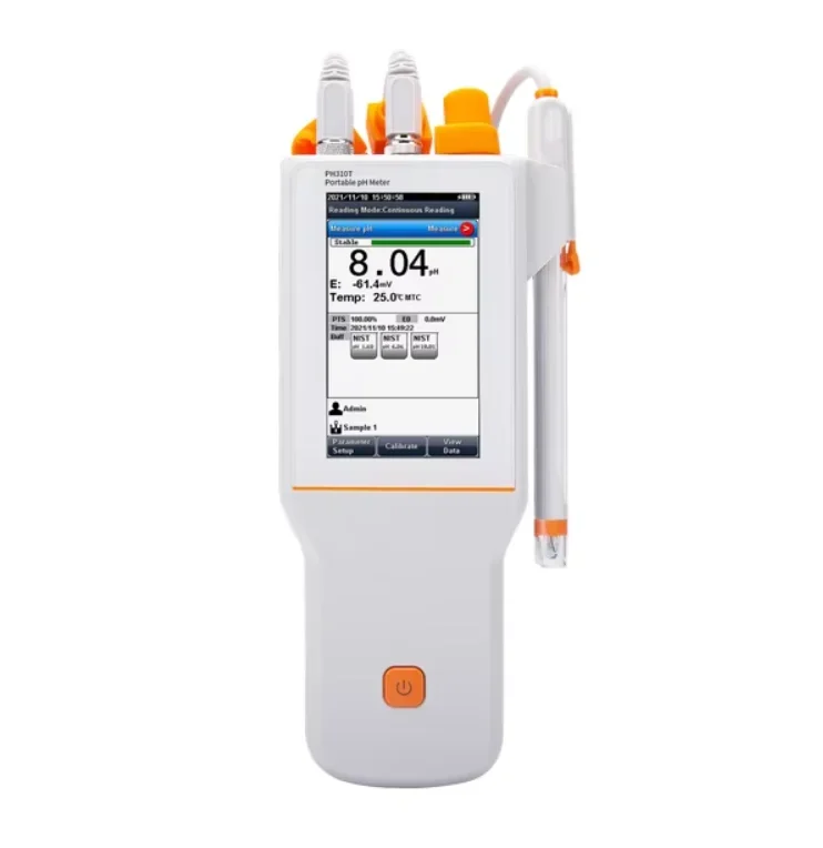 PH310T Portable waterproof high indurtial laboratory digital LCD display Automatic/Manual temperature compensation ph meter