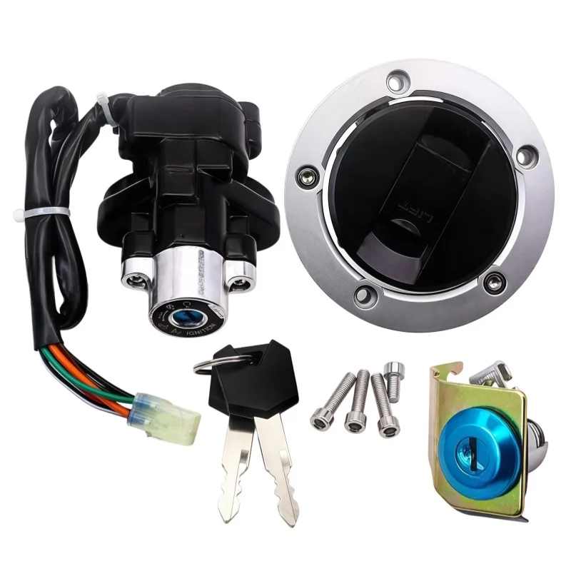 

Комплект: крышка топливного бака, замок зажигания с 2 ключами для мотоциклов Suzuki GSF 650, 1250 Bandit, GSXR 650/750/1000, SV1000