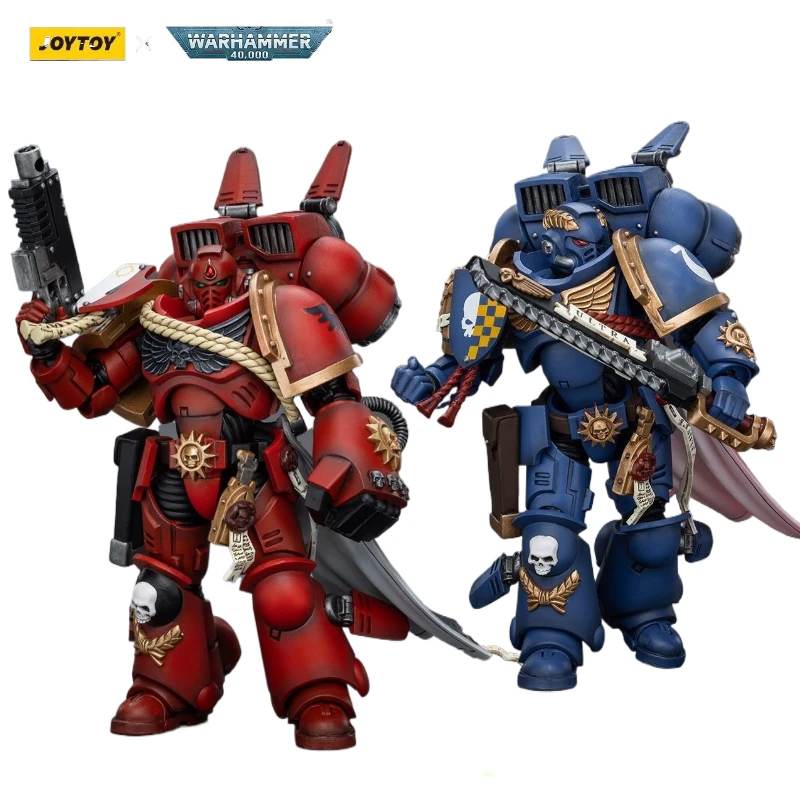 

[IN STOCK] JOYTOY Warhammer 40K 1/18 Action Figure Ultramarines Blood Angels Jump Pack Captain Anime figures Toys