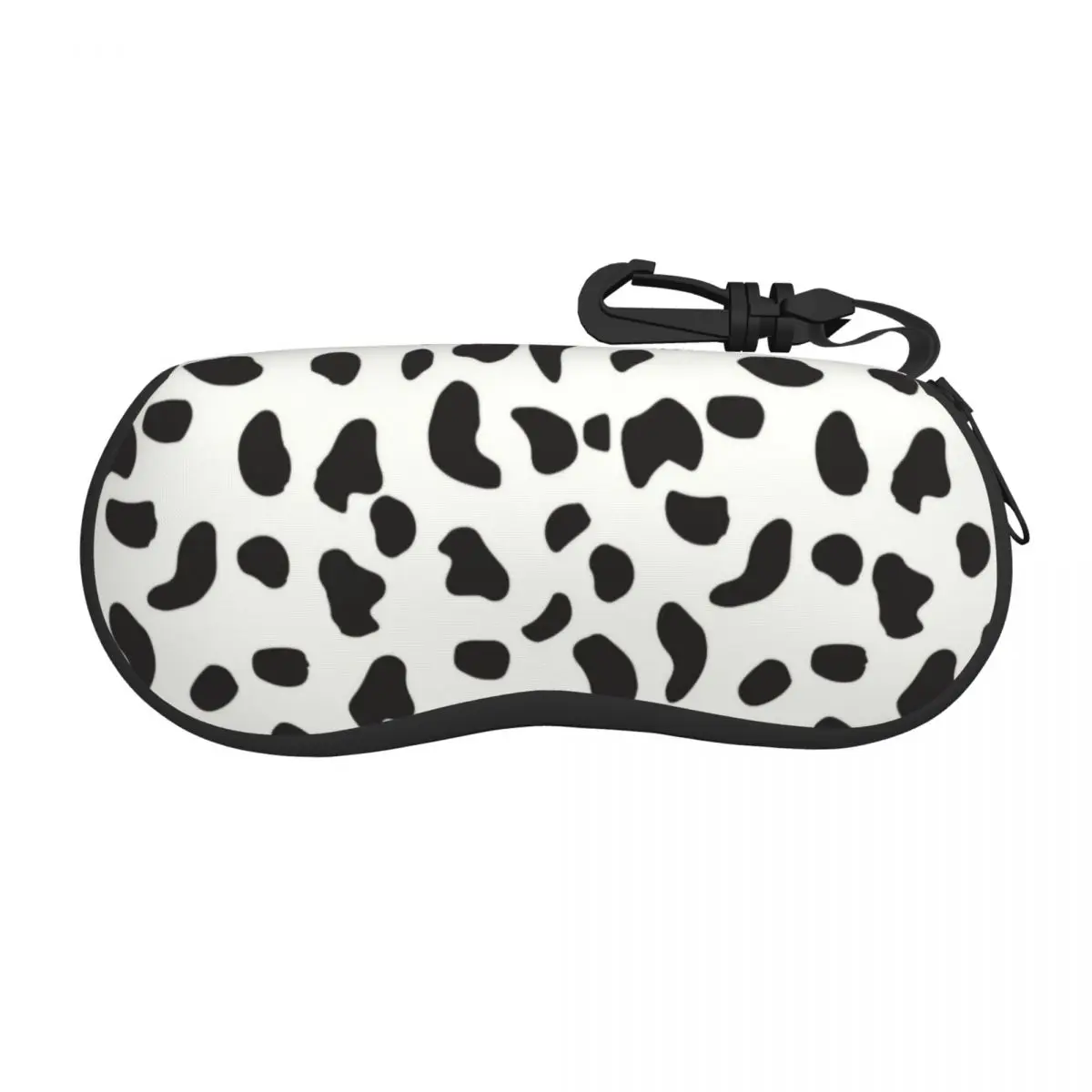 Dalmatian Spots Design Shell Eyeglasses Protector Cases Sunglass Case Polka Dot Leopard Carriage Plum Pudding Dog Glasses Bag