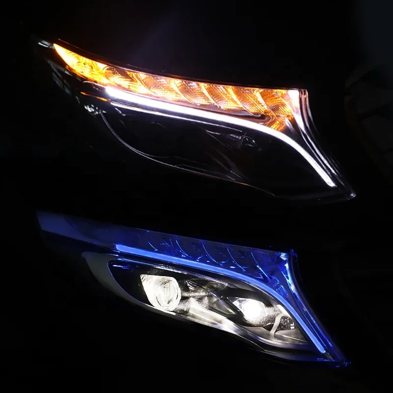 

Профессиональная заводская автомобильная фара для Mercedes Vito w447 v250 v260 vclass однотонная