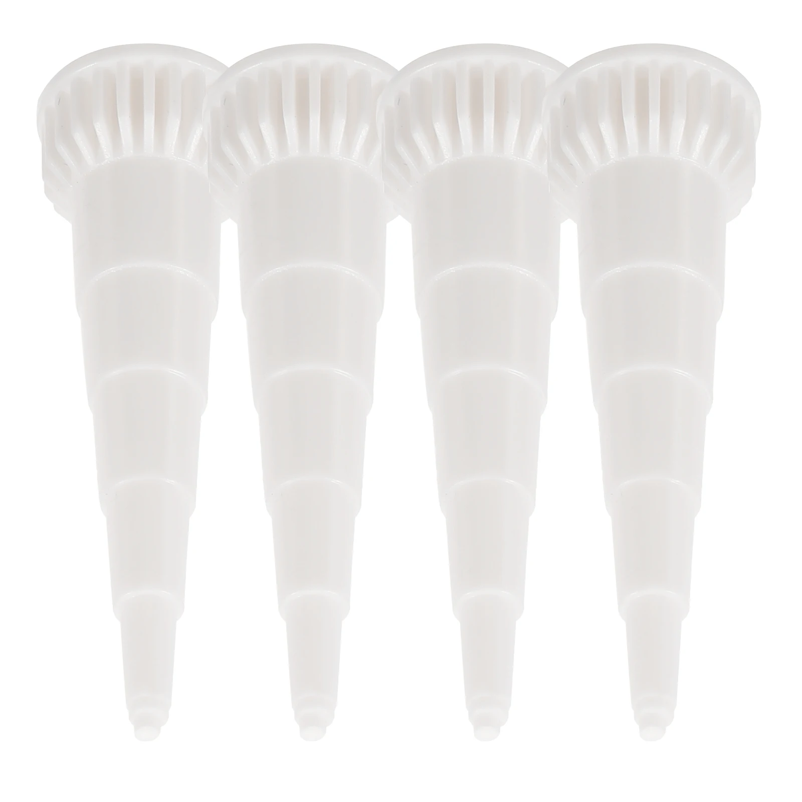 4Pcs Caulking Nozzles Unique Shape Easy Grip Prevent Drying Caulk Tips Finishing Tool Set Caulk Caps Caulking Cap