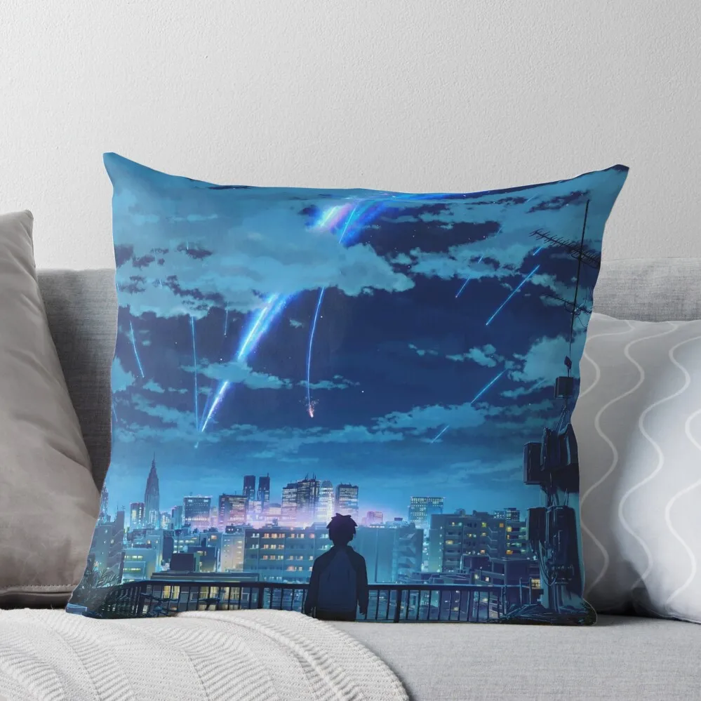 

kimi no na wa // your name Taki Stars Balcony Throw Pillow Christmas Pillows Cushions Home Decor