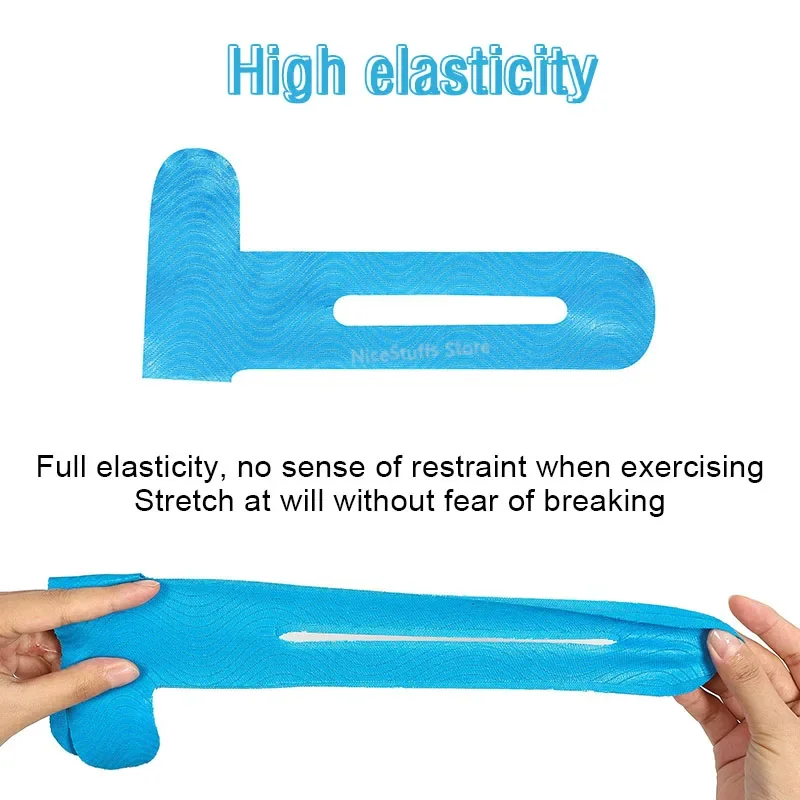 10PCS Kinesiology Tapes for Knees Waterproof & Breathable Sport Tape Elastic Adjustable Knee Elastoplast for Running Gym Hiking