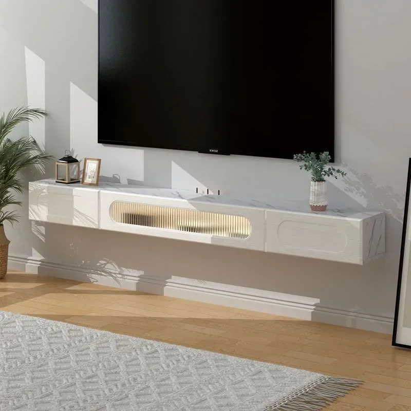Living Room Modern Tv Stands White Display Luxury Wall Shelf Wood Tv Table Designer Minimalist Suporte Para Tv Home Furniture