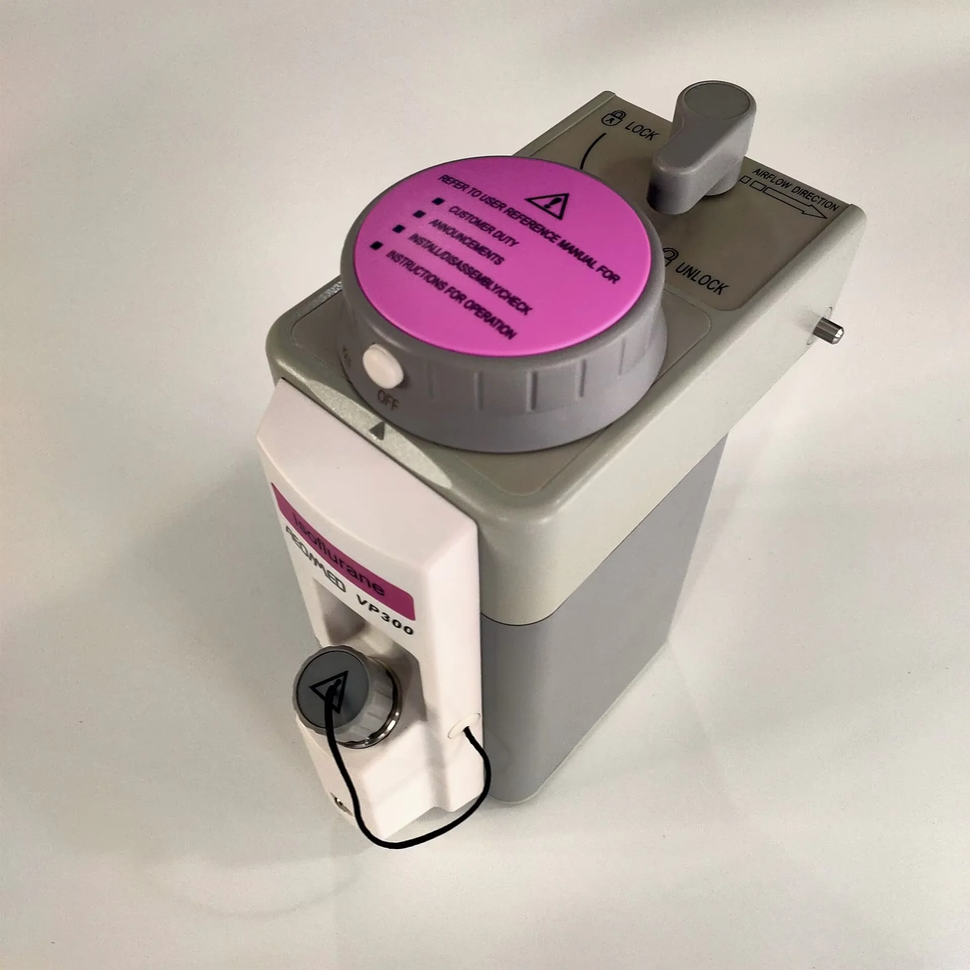 مبخر Aeonmed Isoflurane Vaporizer Pourfill Selectatec Mount VP300 بخار التخدير خزان التخدير