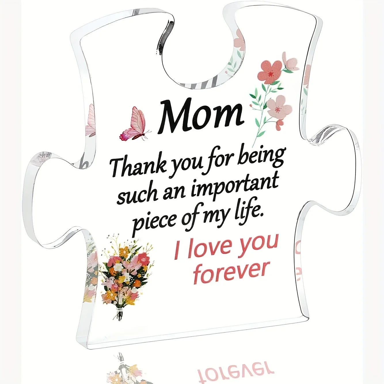 هدايا للأم، هدايا عيد ميلاد رقيقة للأم من كتلة أكريليك للابنة، هدايا عيد الميلاد لعيد الميلاد وعيد الأم للأم