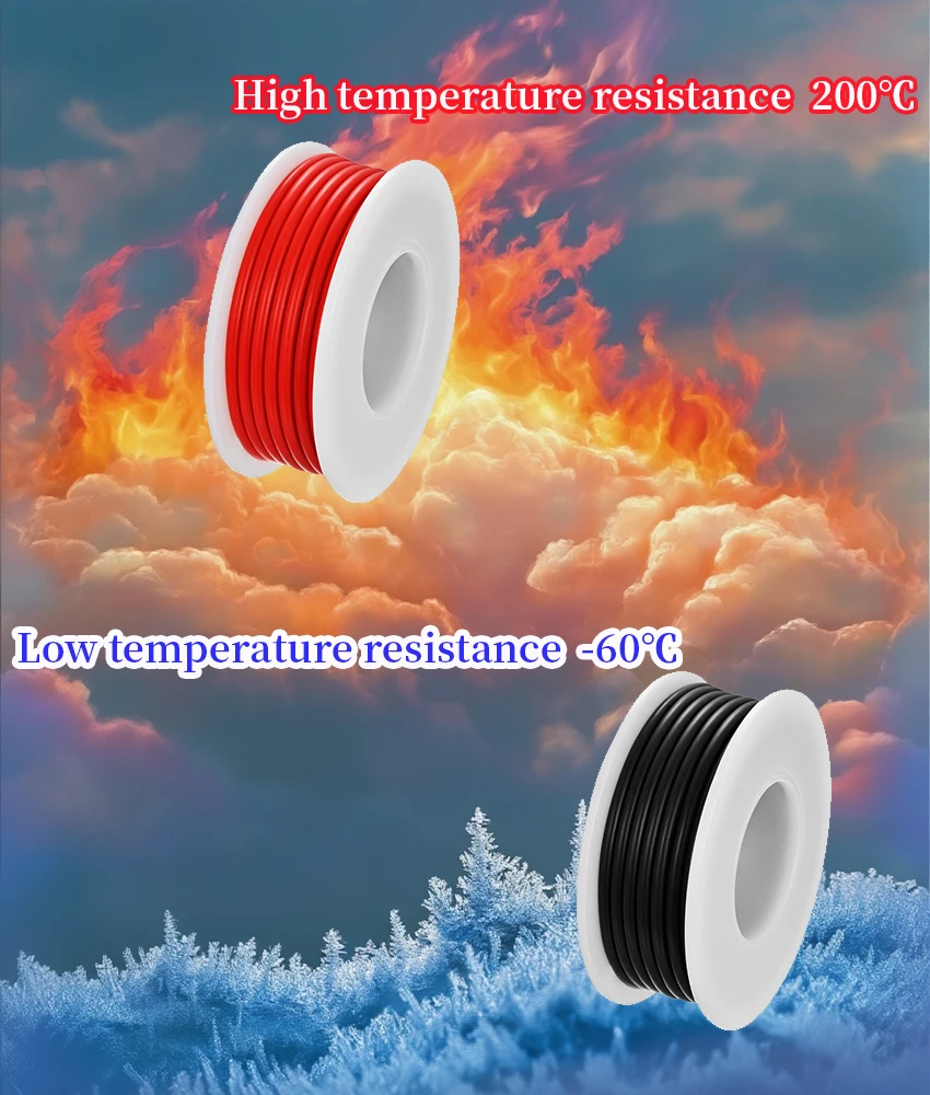 10 Colors in One box 16-18-20-22-24-26-28-30 AWG Silicone Electrical Wire  Stranded Tinned Copper Hookup Wire Kit with Tools