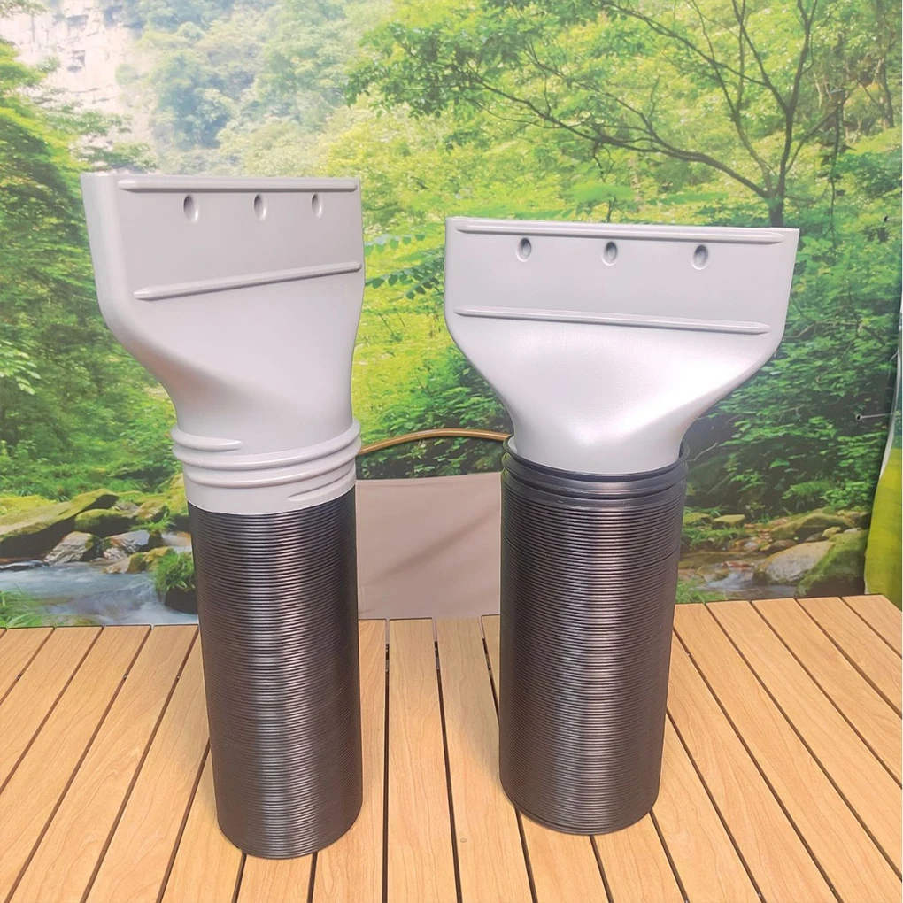 Flat Hose Adapter Exhaust Fan Nozzle Air Conditioning Hose Adapter Window Air Vent Connector Exhaust Systems Accessories