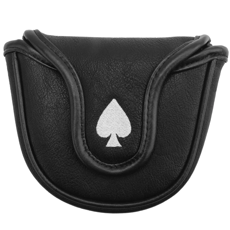 

B06C-Putter Cover Headcover Mallet Putter Head Cover Magnetic Club Protective Case Fits Gift For Men Golfer