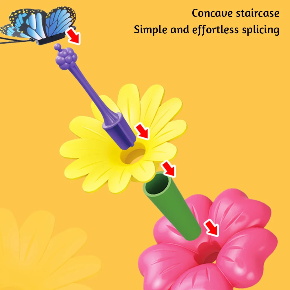 Flower Garden Building Toys Hands-on Ability Training Plaything For Bedroom