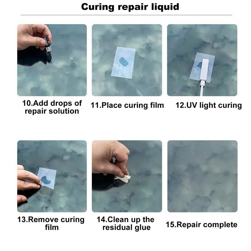 車の窓用のフロントガラス修理キット,ガラス修理液,注射器付きフロントガラスツール,ひび割れ修理キット