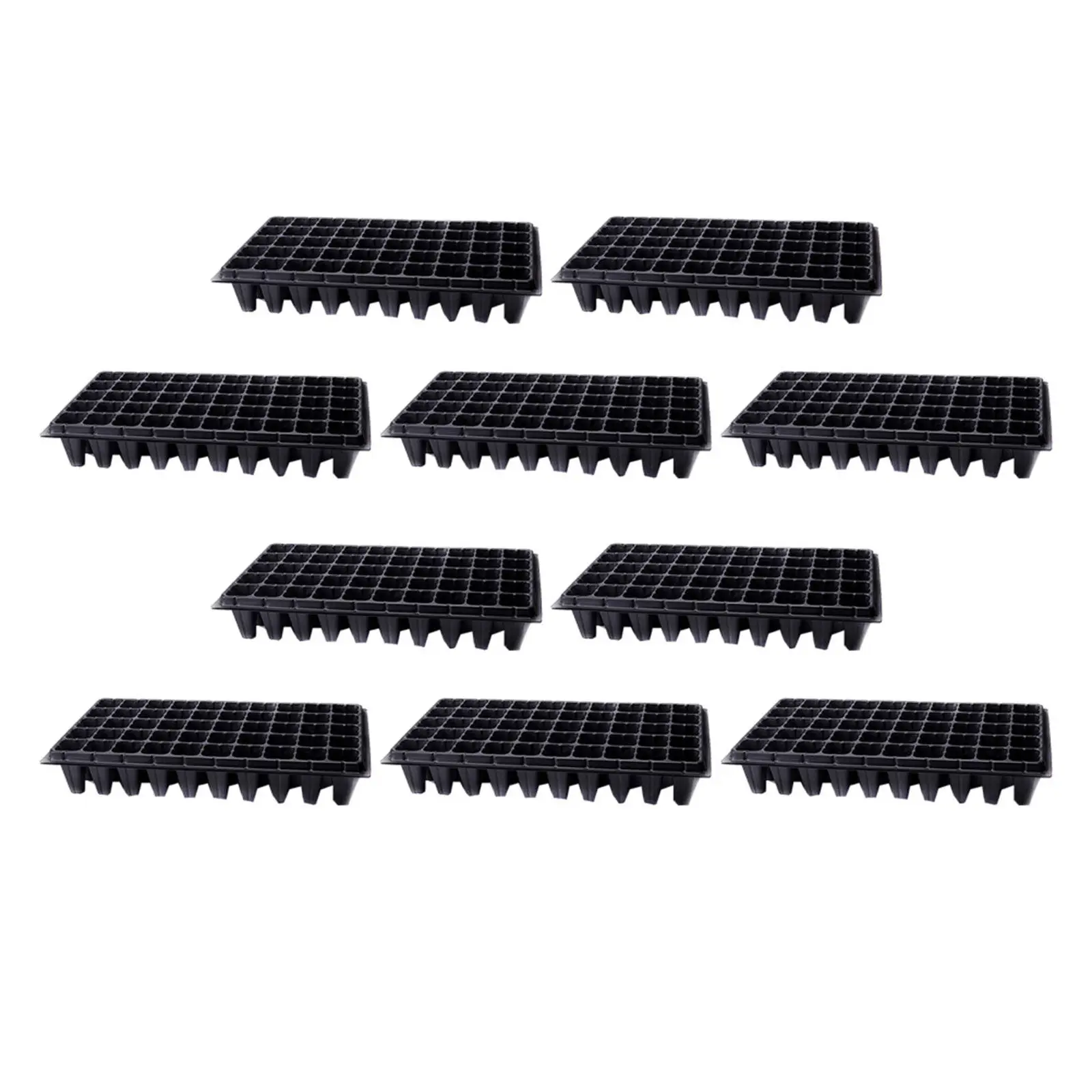 10Pcs Plant Germination Trays 50 Cell Starter Nursery Propagation Tray Seedling Growing Garden Supplies Germination Tray