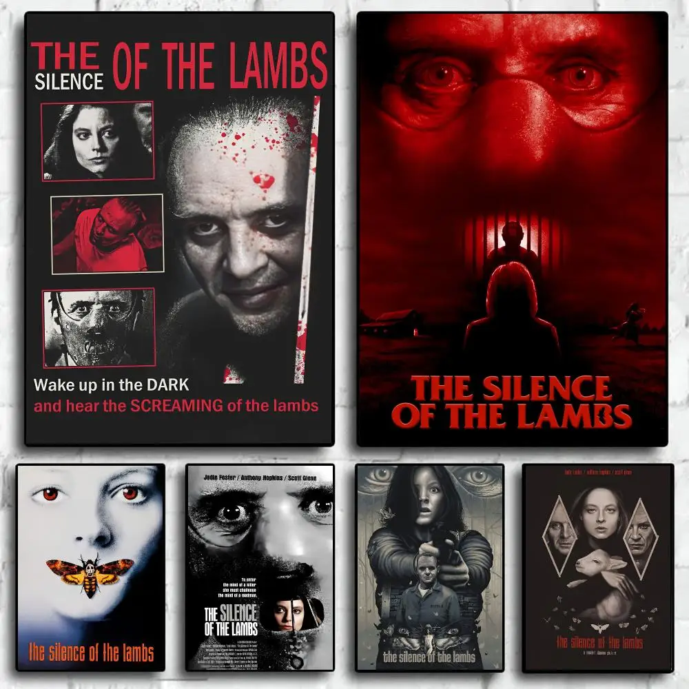 GAME The S-Silence of the Lambs Poster Trendy Wall Art Aesthetic Room Decor Print Living Room Bedroom Home Decoration
