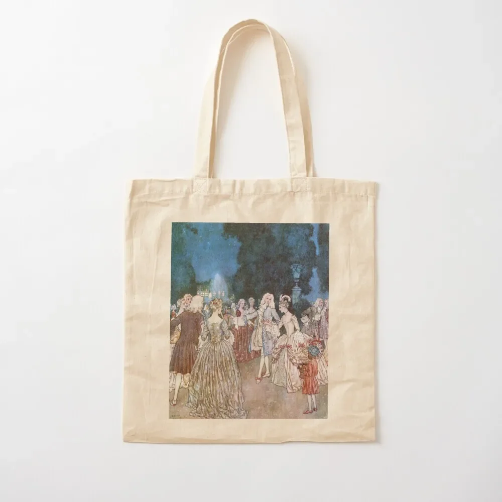 

Cinderella Enters the Ball Edmund Dulac Tote Bag Large bags for women Women's shopper Canvas bag Tote Bag