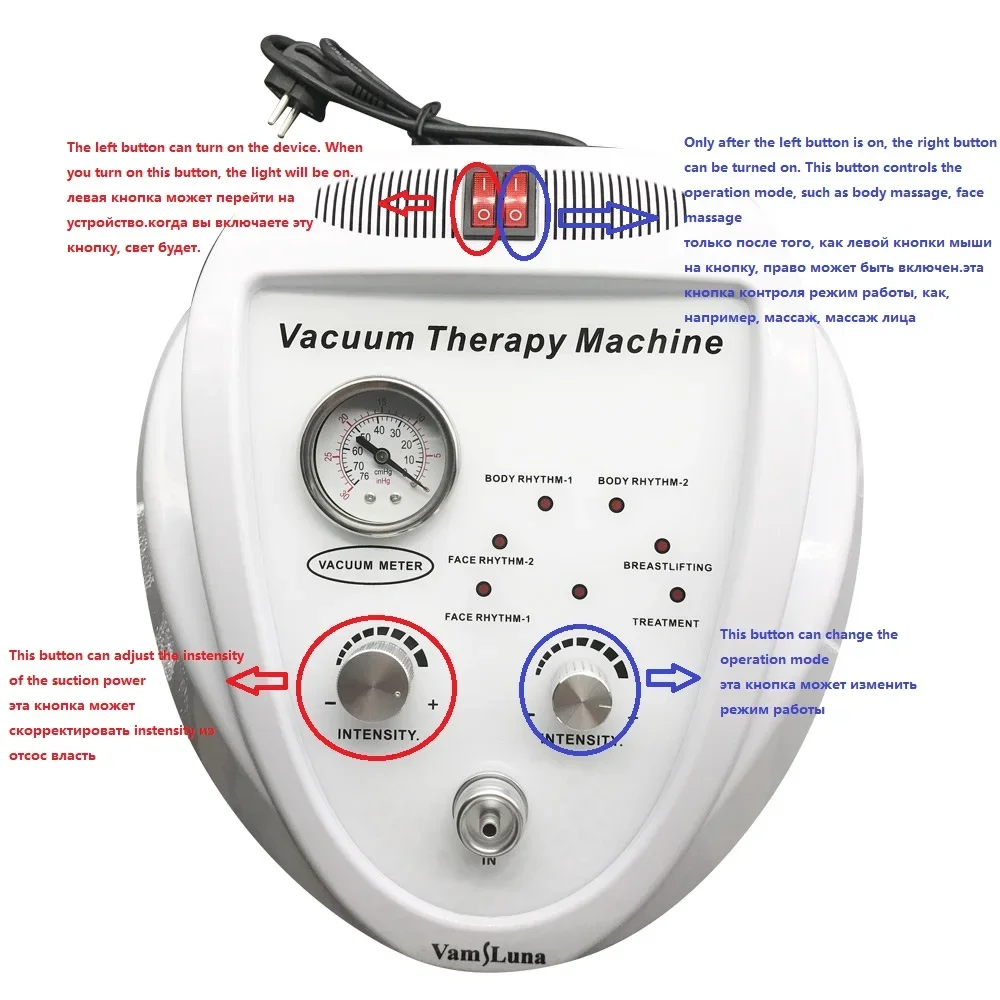 Colombien Lifting Vacuum Therapy BBL Vacuum Massage Machine For Body Shaping Butt Lift Hips Breast Enhancement Buttock Lifting