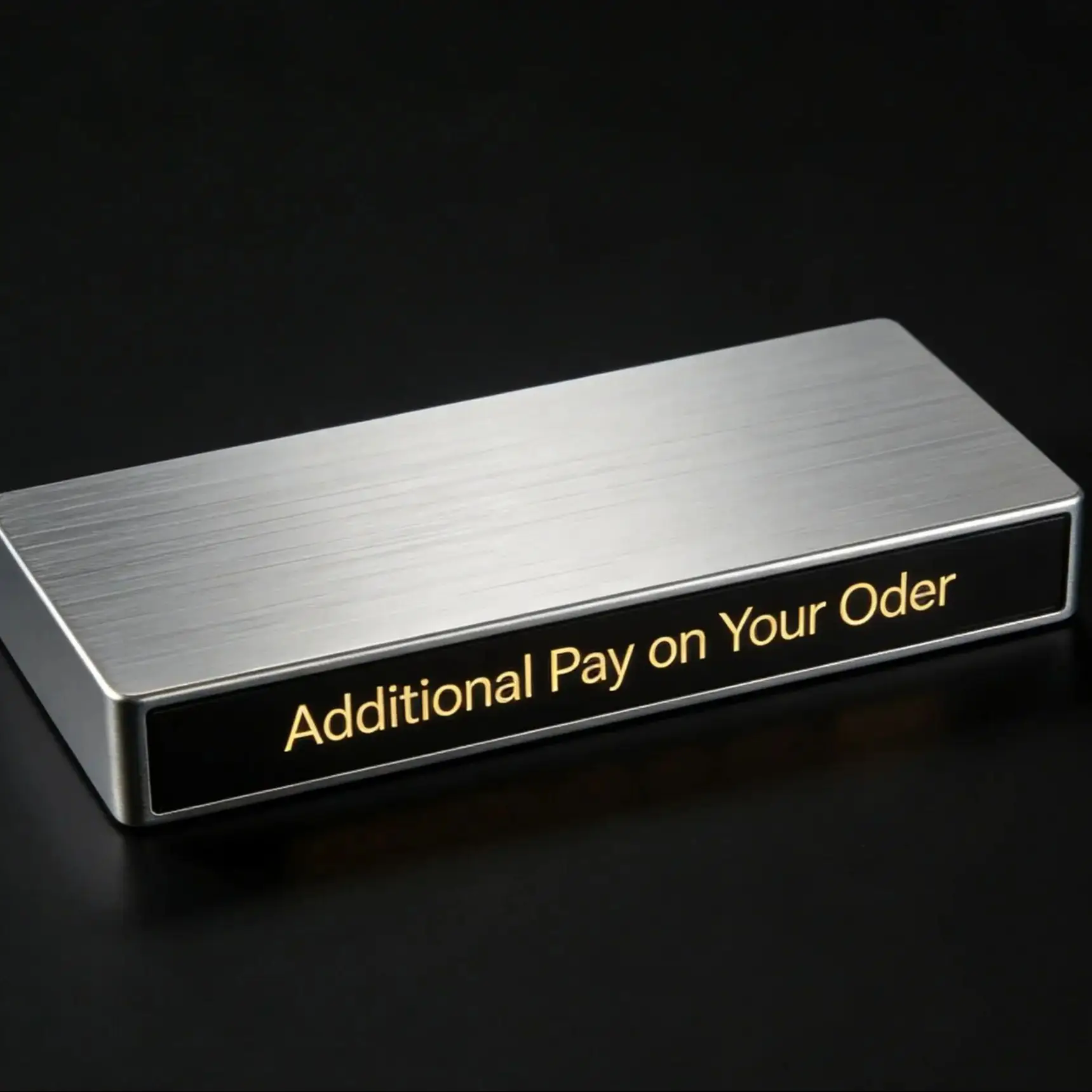 Additional Pay on Your Order