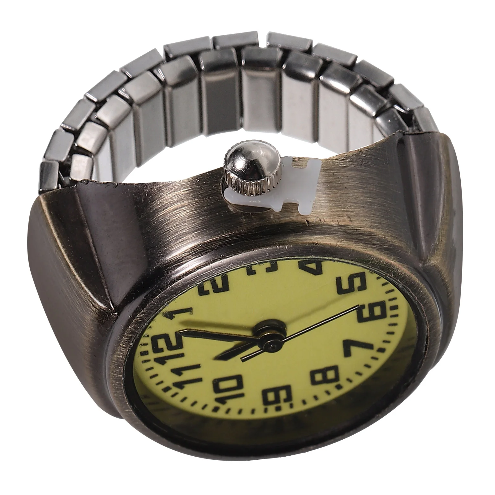 

Retro Ring Watch Vintage Zinc Alloy Decorative Watches for Women Small Size Smooth Surface Great Gift Retro