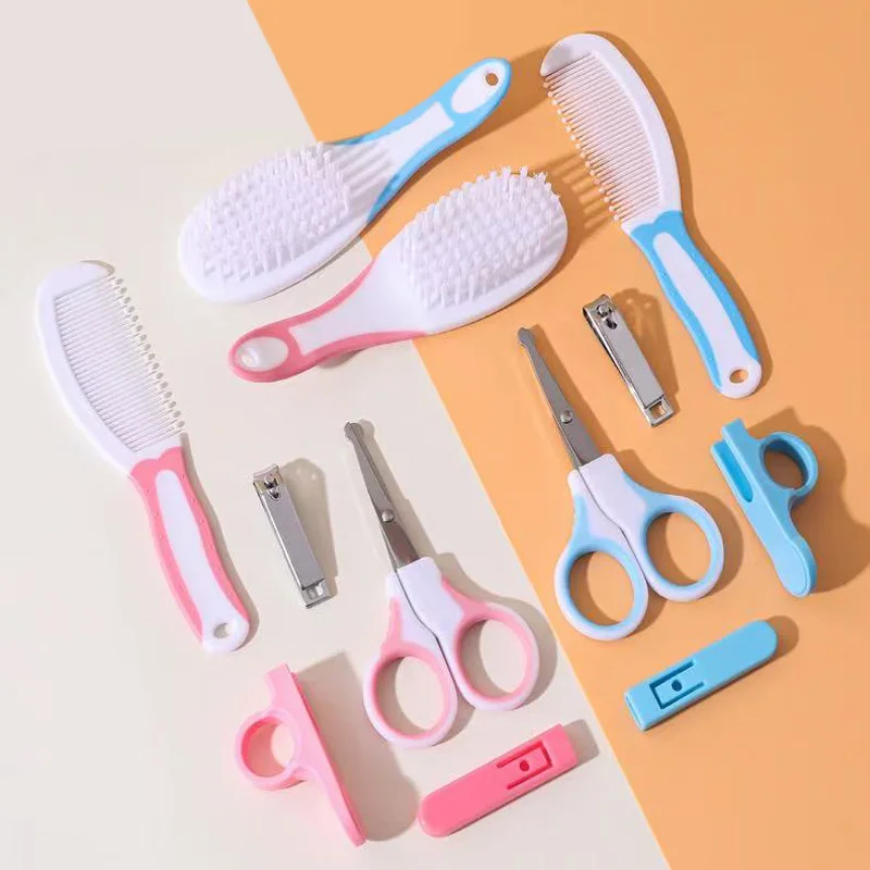 6pcs/Set Baby Care Grooming Kit -Newborn Baby Care Essentials Kit. Newborn Nursery Health Care Set For Newborn Infant Toddlers