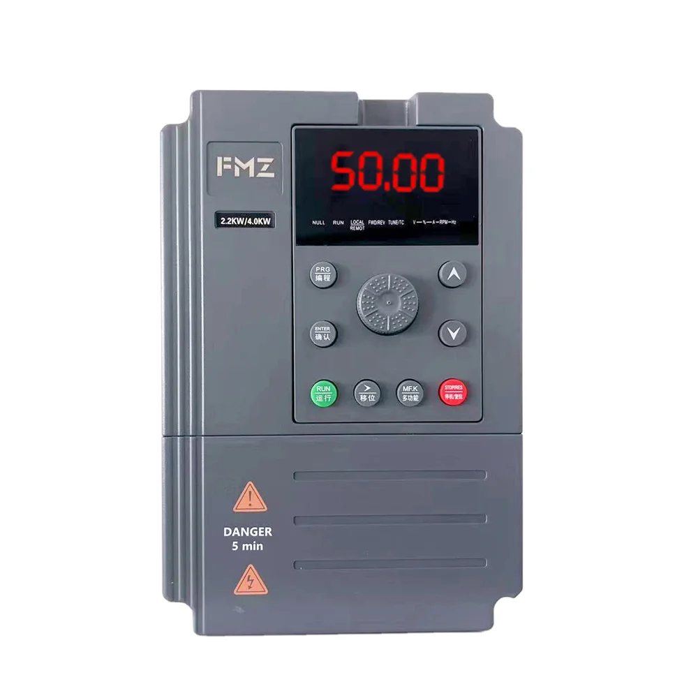 โมดูลแสดงผล VFD สำหรับคอมเพรสเซอร์โมดูลแสดงผล VFD 380V เฟสเดียวถึงสามเฟส5.5KW ผู้ผลิตในจีน