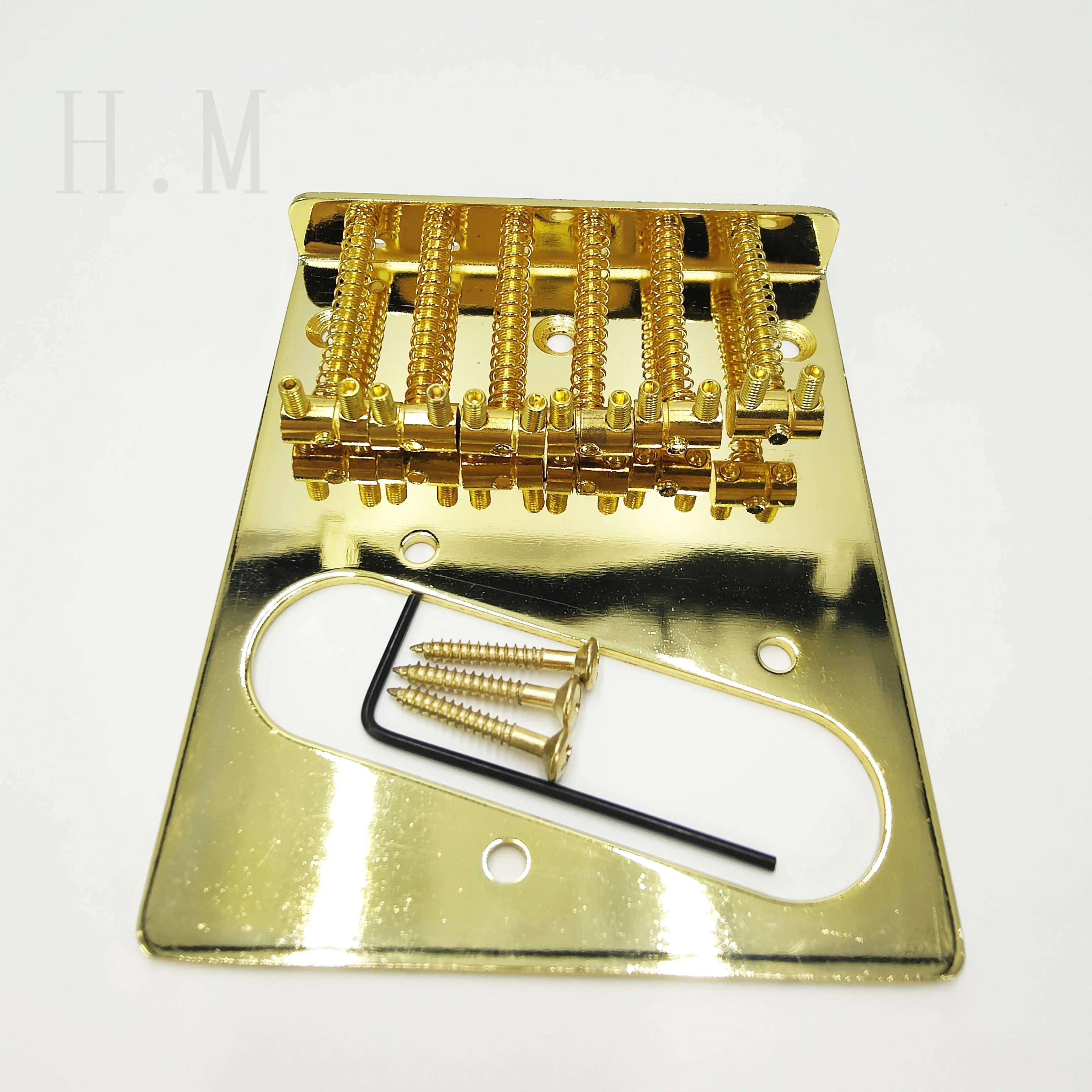 Electric Guitar Cable Plate TL Electric Guitar Bridge Lower Horse Size 6 Straight Metal 6 String Guitar Stringboard Accessories