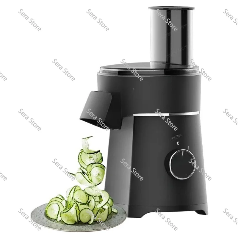 7 in 1 Electric Vegetable Cutter, Automatic Large Mouth Food Processor for Slicing Shredding & Chopping