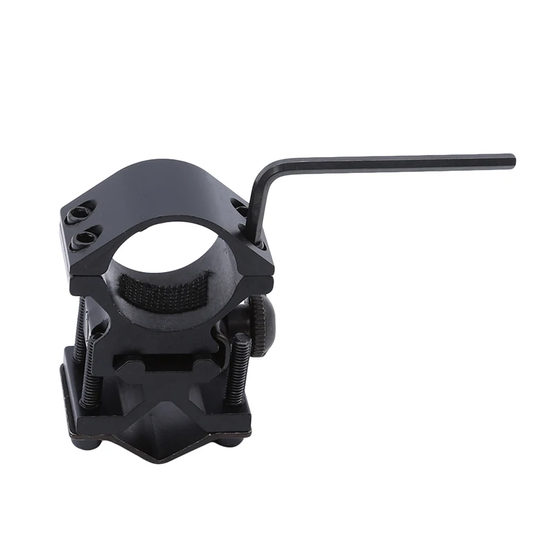 العالمي المعادن السكك الحديدية كليب 25 مللي متر حلقة 20 مللي متر السكك الحديدية بندقية جبل التكتيكية مصباح يدوي الليزر الشعلة قوس ل 501B C8 الصيد ضوء فلاش #5