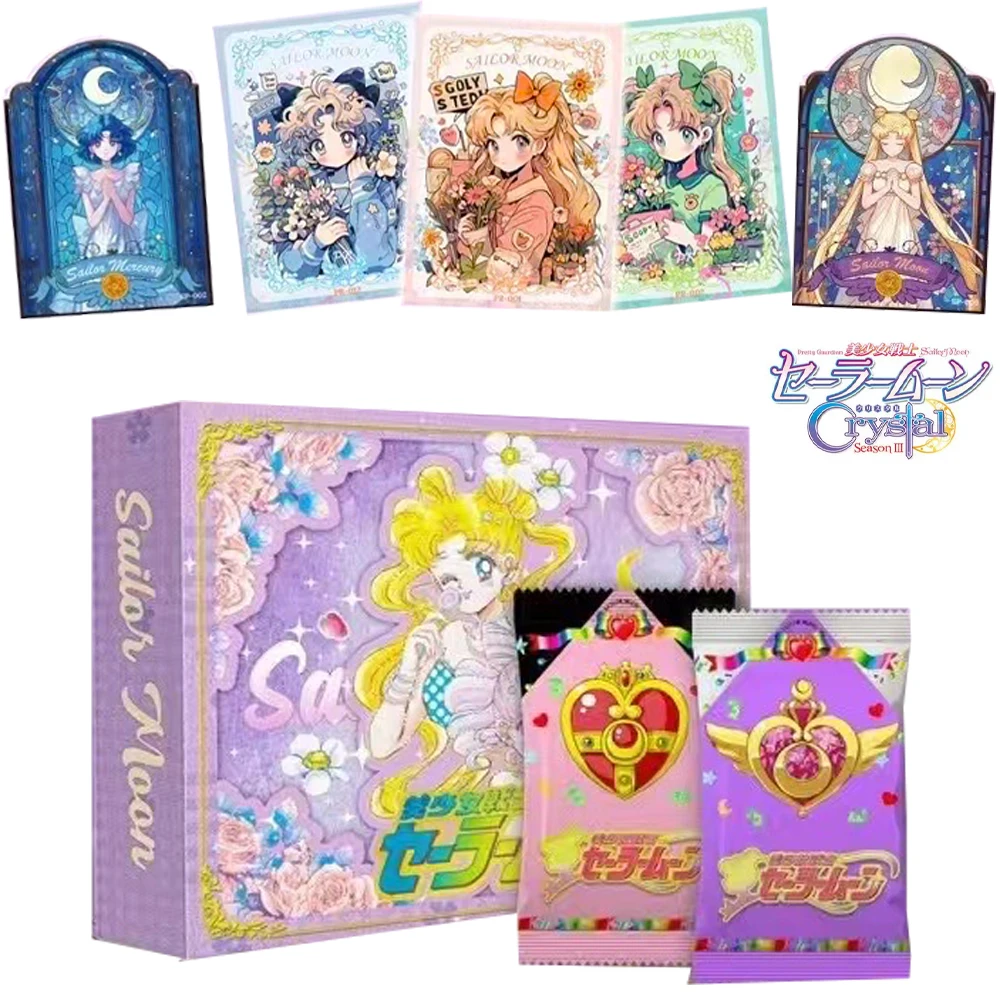 Sailor Moon Cards Silver Kingdom Series Rare Anime Girl Party Swimsuit Bikini Feast Booster Box Fighting Gold Toys Christmas Gif