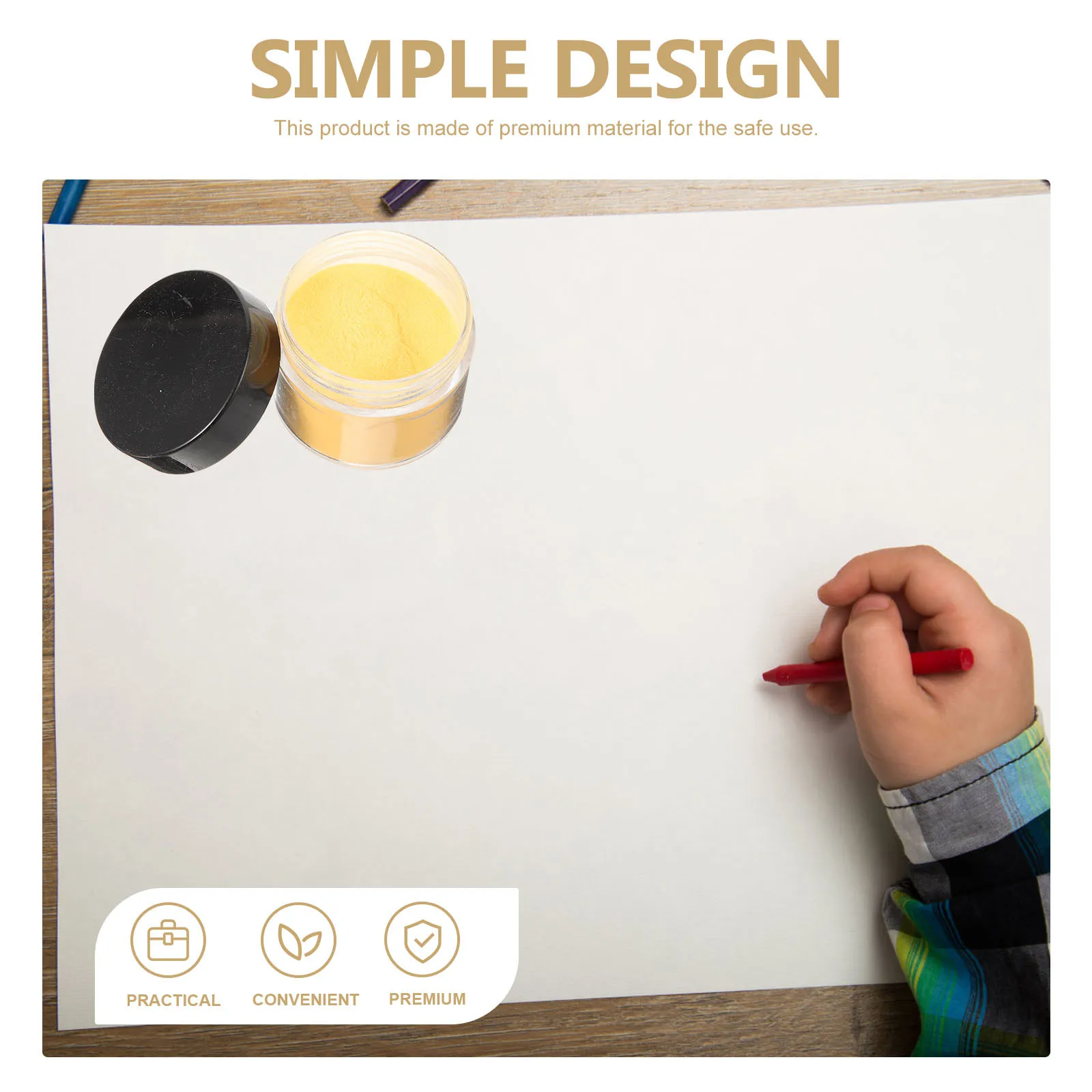 

5pcs Glow In The Dark Powder For Nail Art Diy Pigment Blusher Making Material Colorful Luster Powder Multi-Use Crafting Pigment