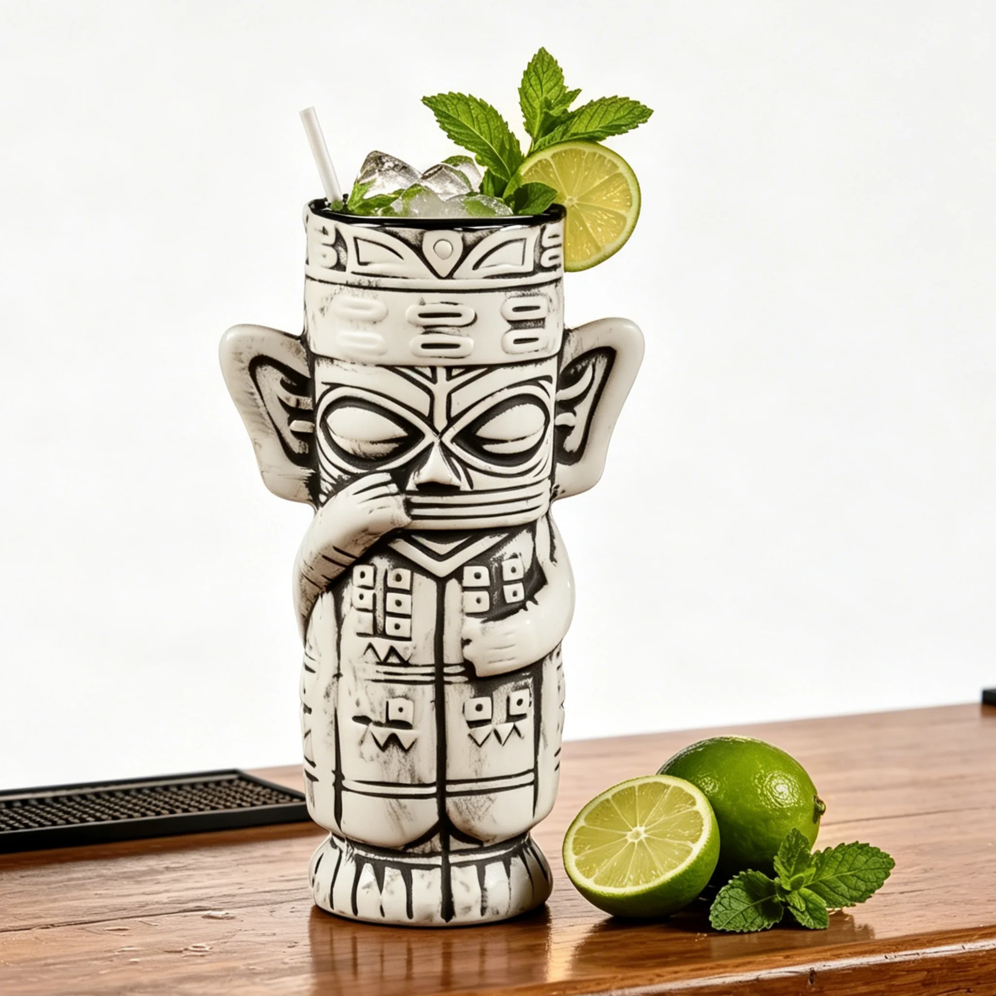 Ceramic Master Dong Yu TIKI coffee tea water milk MUG Makeup Brush Organization container room essentials home decor