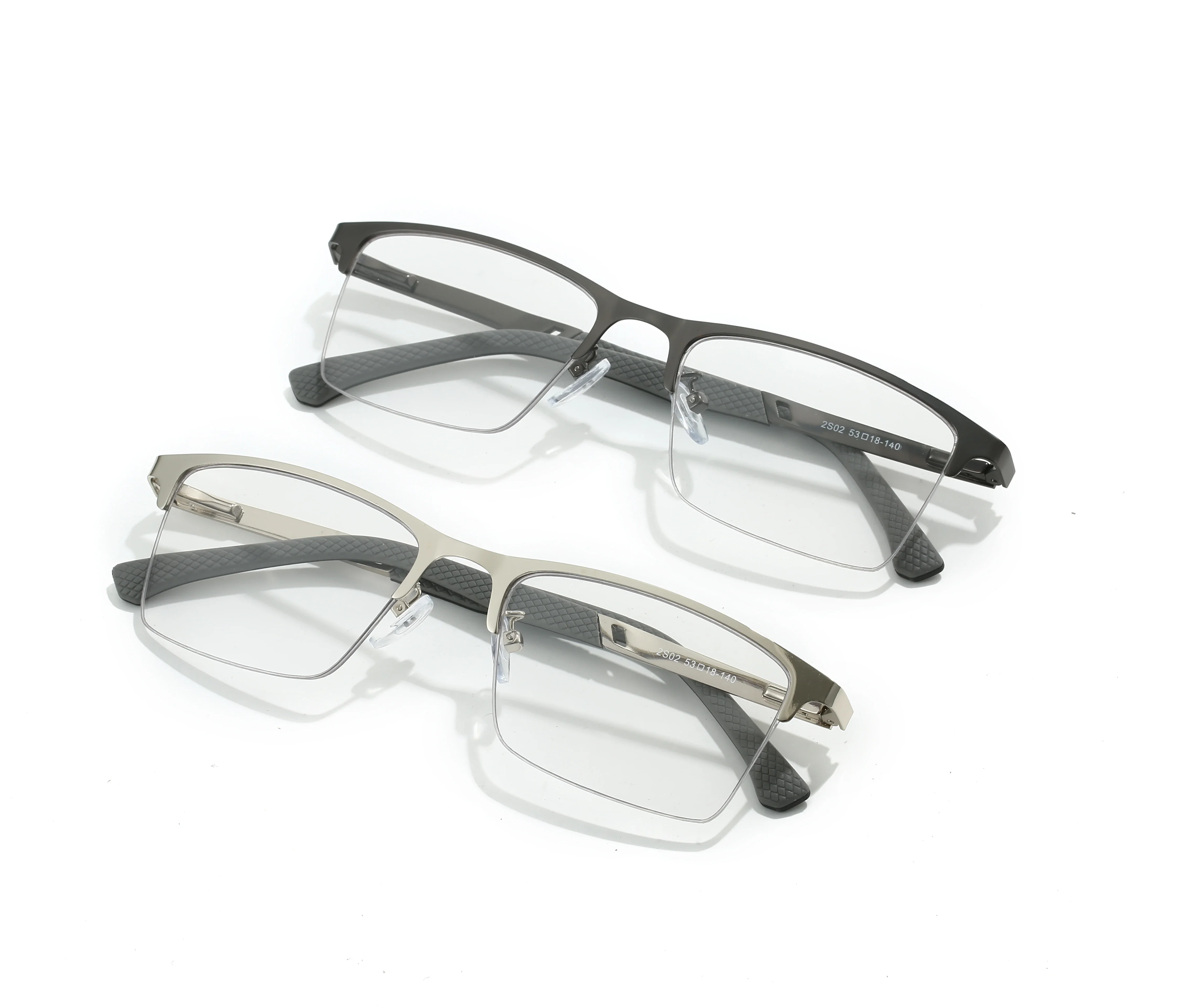 

1 Pair Unisex Square Light-Sensitive Color-Changing Glasses for Phone & Computer - Stylish and Versatile Eyewear