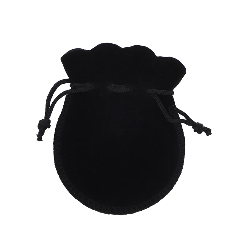 100Pcs/lot 7x9 9x12cm Velvet Drawstring Gourd Bags For Ring Earrings Necklace Jewellery Pouches Gift Packaging Bag Custom Logo