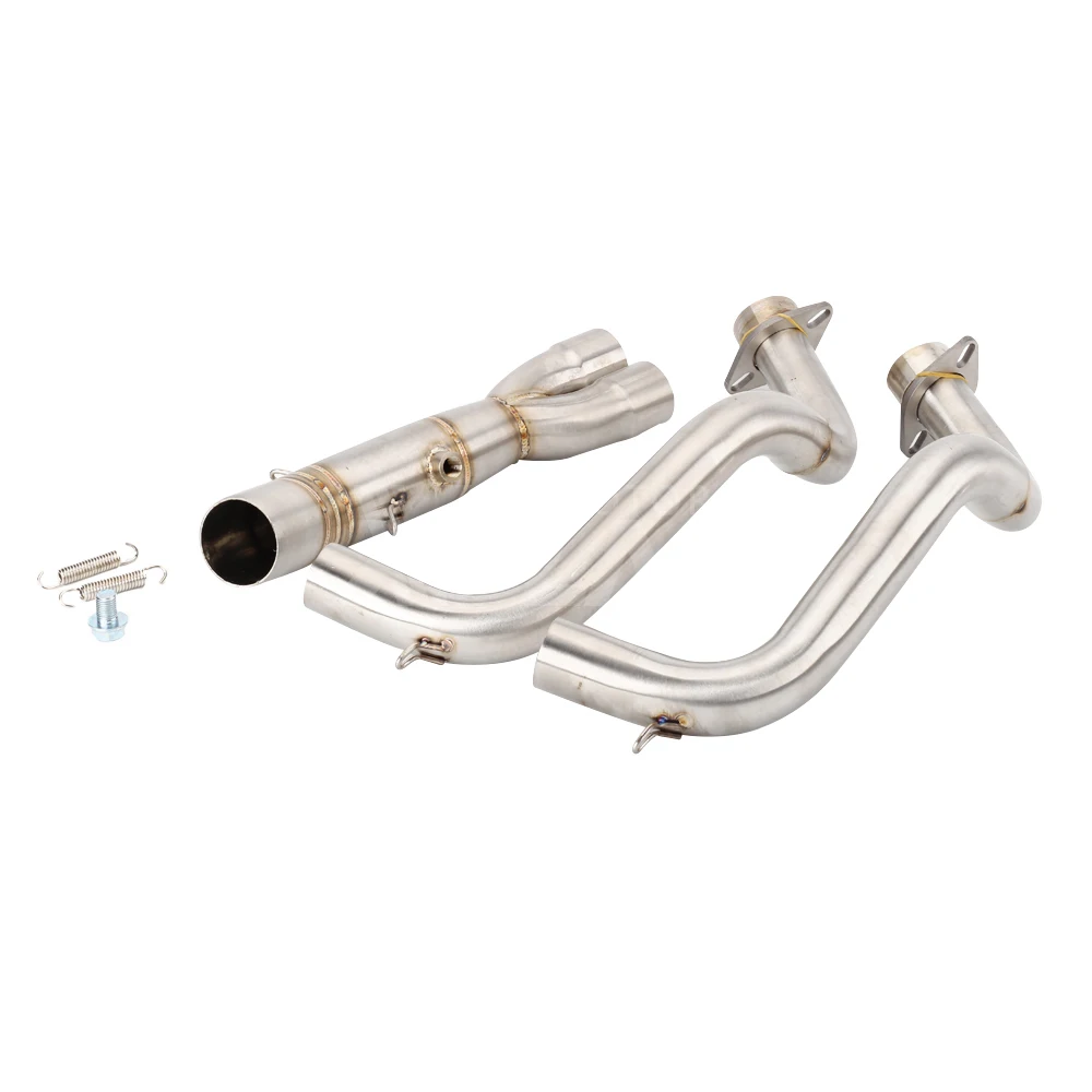 For Yamaha TRACER 700 / GT 2016-2020 MT07 / FZ07 2014-2020 Motorcycle Exhaust Muffler Front And Middle Link Pipe