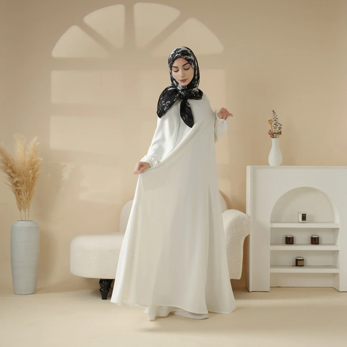 

Ramadan Abaya Femme Musulmane Dress Turkey Kaftan Caftan Marocain Muslim Women Kebaya Jalabiya Eid Dubai Abayas Caftan Robe Gown