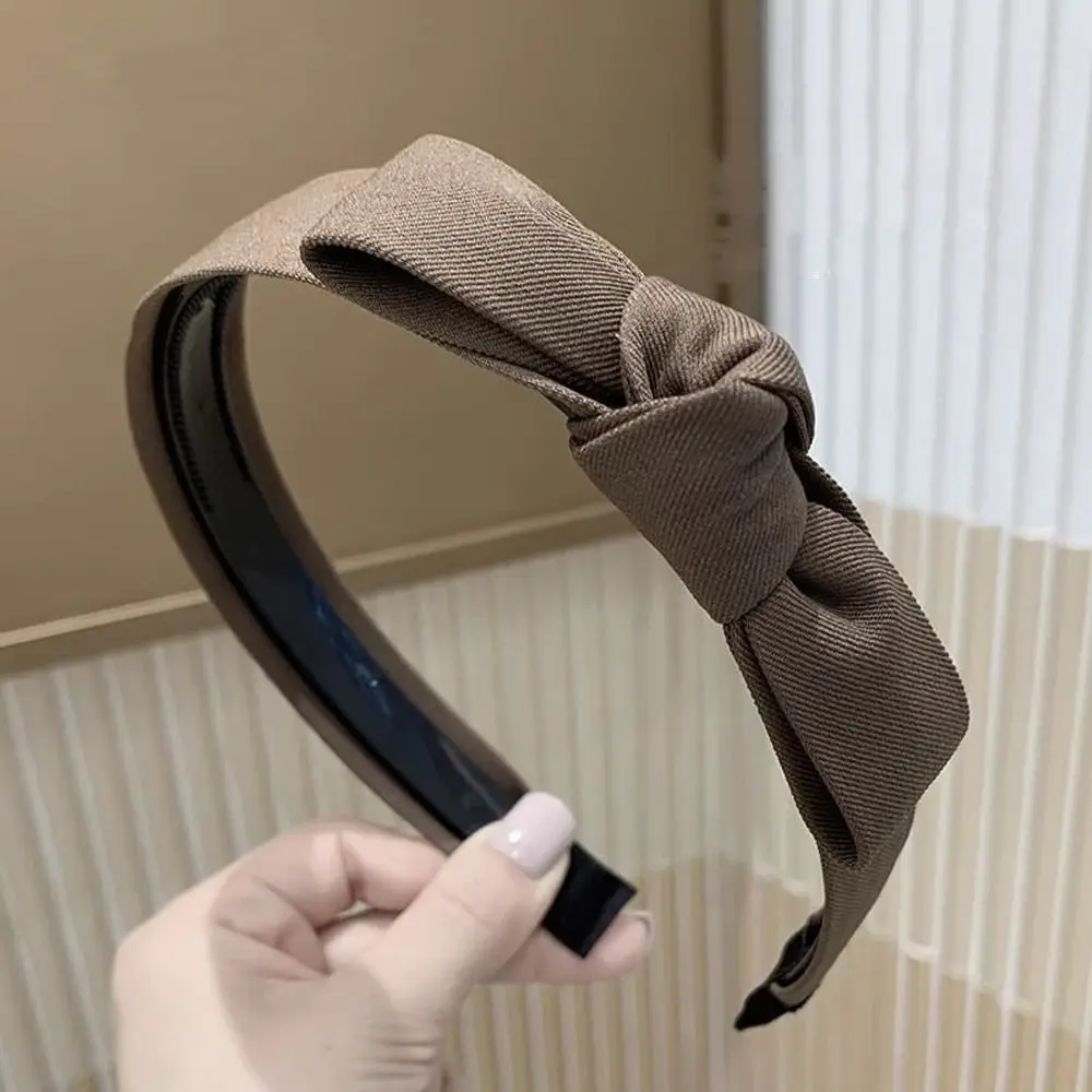 

Solid Color Bowknot Headband Korean Style Hair Hoop Korean Hair Hoop Hair Accessories Hair Bands Bow Hair Bands Female/Girls