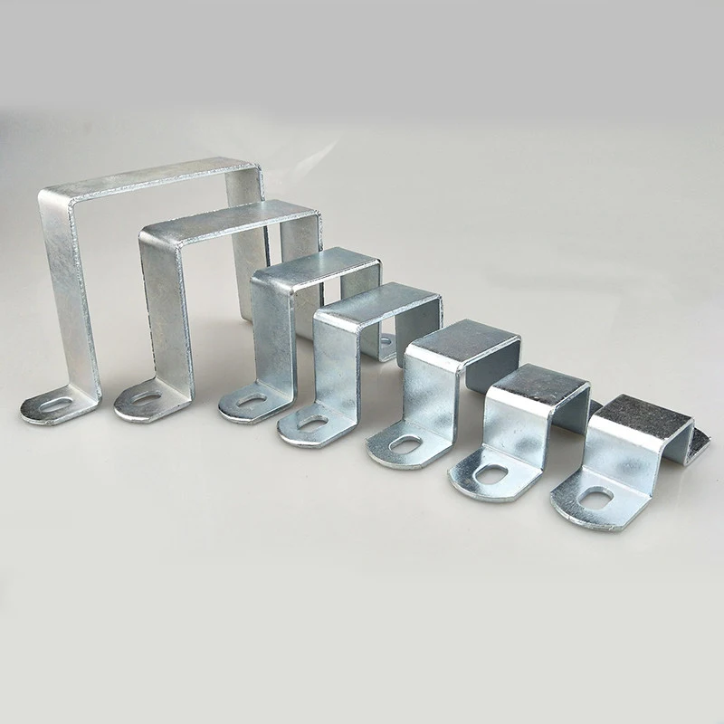 Saddle Clamp Square Right Angle U Bracket Strap Pipe Clip Mounting Hardware