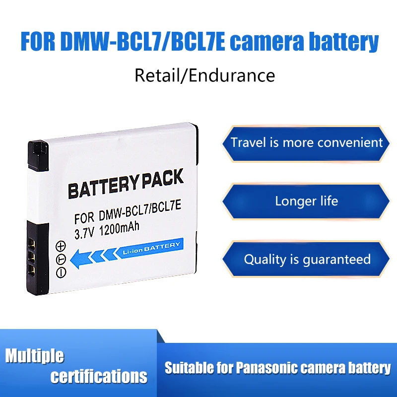 For Panasonic DMW-BCL7E Battery DMC-FH50 FS50 SZ3 SZ9 XS1 XS3 FH10 SZ10