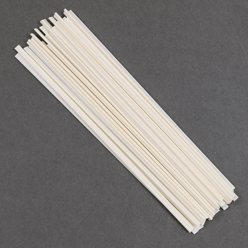 50/100Pcs 20cm Plastic Welding Rods ABS/PP/PVC/PE Welding Sticks 5x2.5mm Welding Soldering for Plastic Welder Gun Bumper Repair