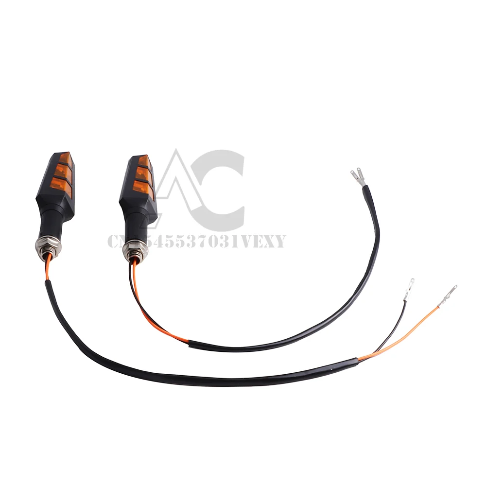 2PCS LED Turn Signals Indicator Motorcycle Flasher Arrow Motorcycle Turn Signals Light Motorcycle Light For Honda Yamaha