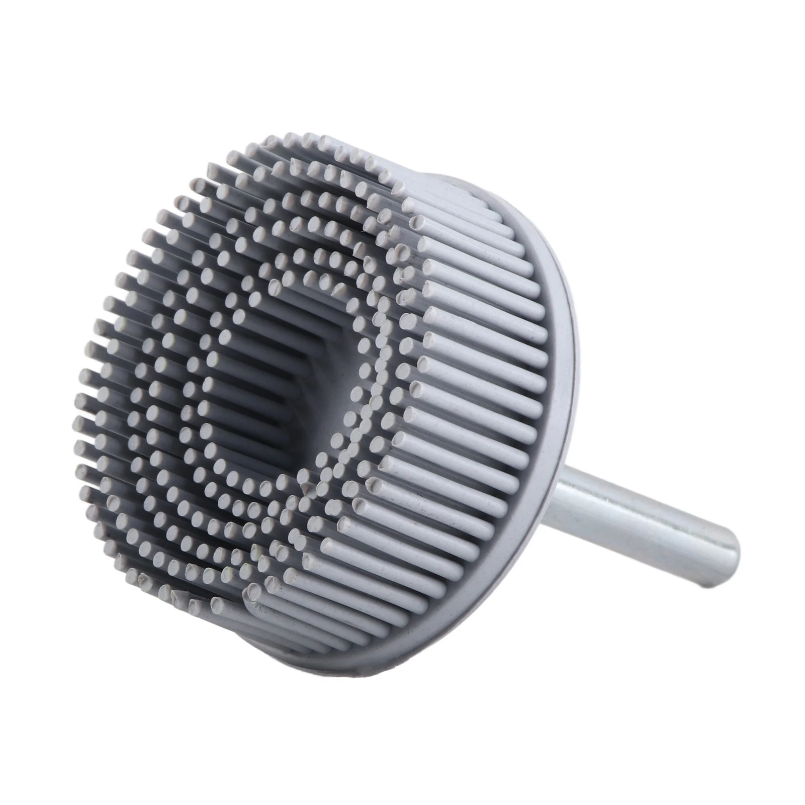 2 Inch Bristle Disc Emery Rubber Abrasive Brush Polishing Grinding Wheel for Burr Rust Removal Emery Brush