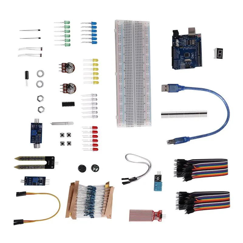 

A25P For Arduino Starter Kit For Uno R3 Breadboard RFID Learning Kit Basic Components