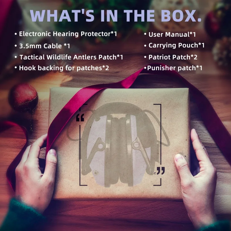 PROHEAR Electronic Tactical Shooting Earmuffs Noise Reduction Ear Protection Hunting Hearing Protection with Sound Amplification