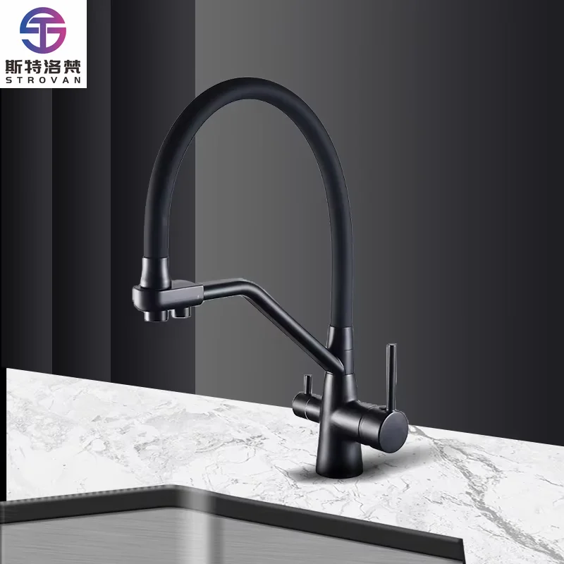 

Hot Style Brass Ceramic Kitchen Faucet with High Quality Deck Mount Modern Design