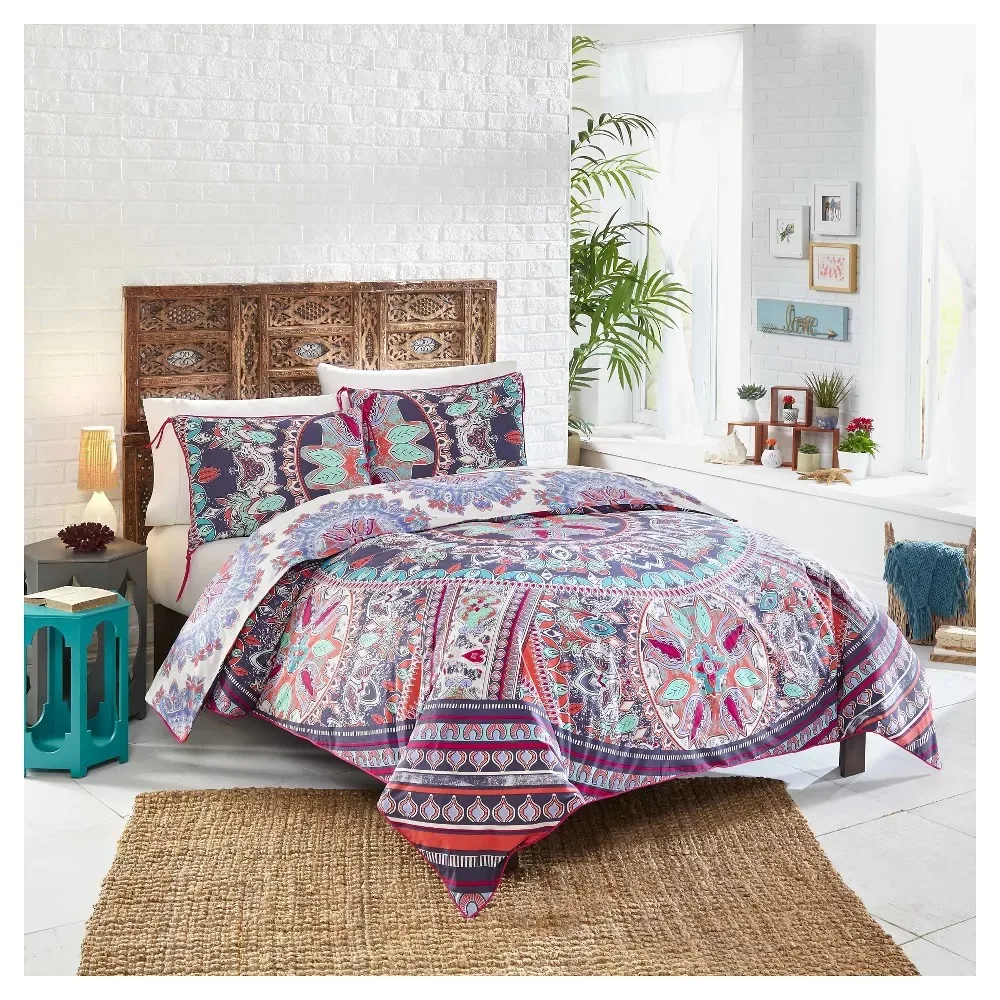 

Duvet Cover,Beach Babe Full/Queen Duvet Cover Set Boho Boutique,Bed Linen