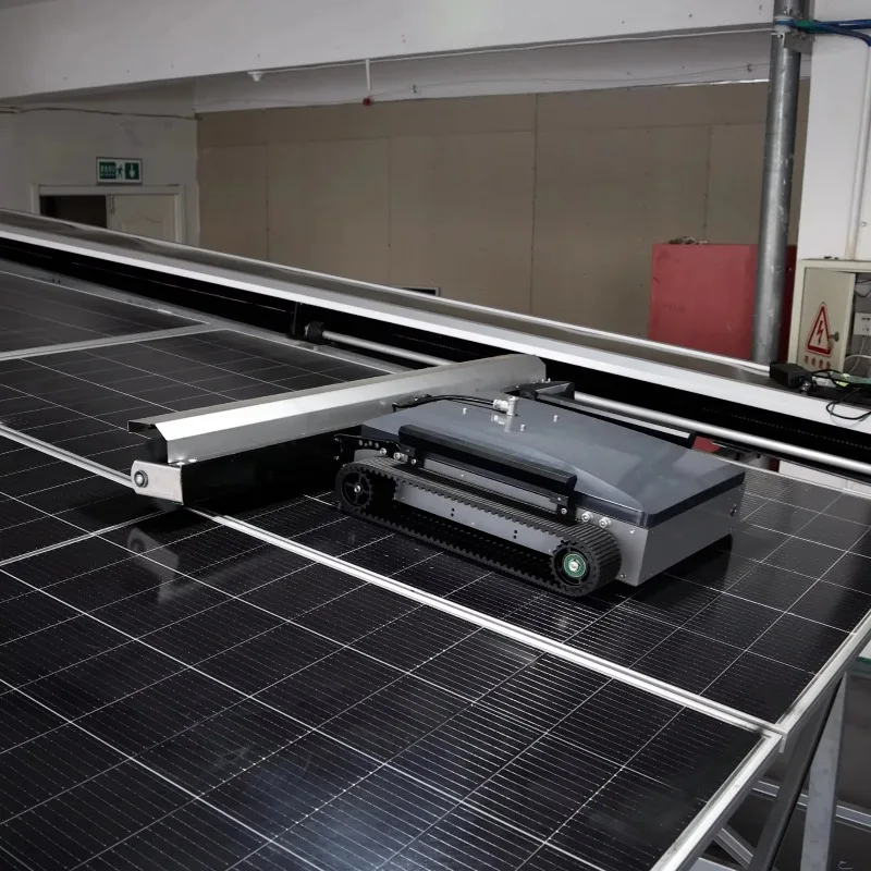 Solar Panel Cleaning Robot PV Module Cleaner Automatic Cleaning Equipment for Ground Mounted Solar Power Plants
