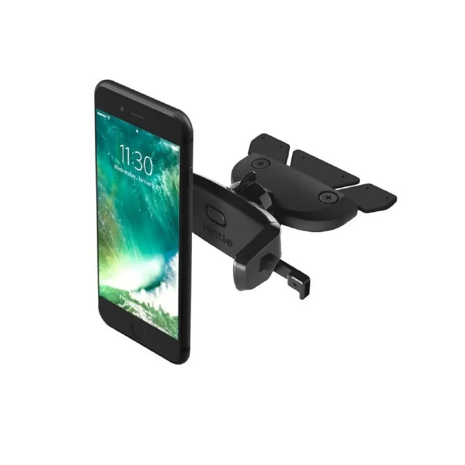 iOttie Easy One Touch Mini CD Slot Halterung und Telefon Halter, Schwarz, Kunststoff Telefon Halter Auto Telefon Halter Telefon Halter Auto