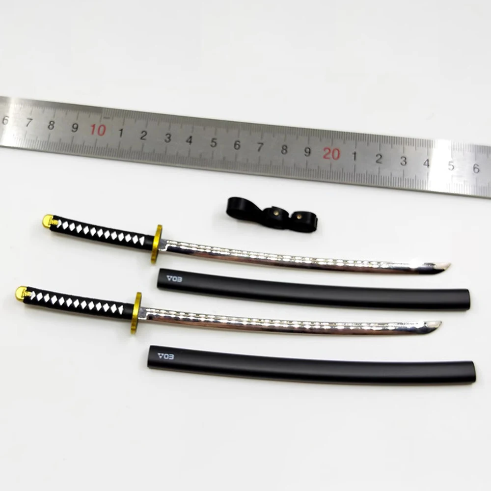 GDTOYS GD97006 kobieca pokojówka Mini zabawki zestaw długi podwójny broni pcv materiał dopasowany do 12 cali figurka kolekcjonować 1/6